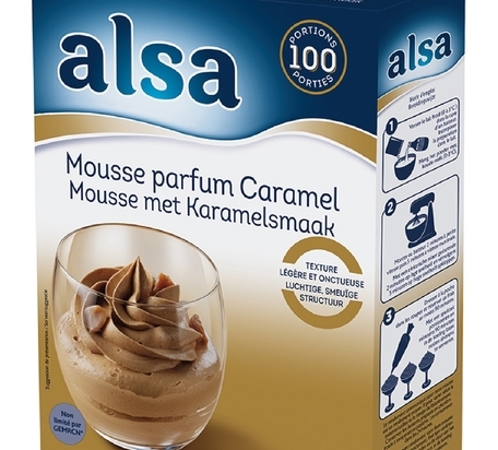 Mousse caramel  boite 1 kg ALSA
