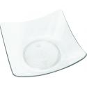 Mini plat cocktail "KeyWest" PS transparent [76x76x20] [500 (10x50)]