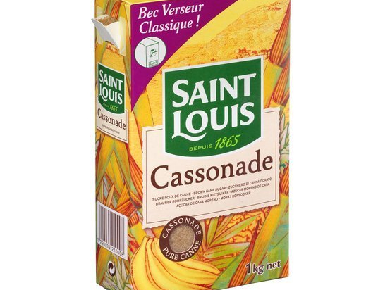 Sucre cassonade canne etui 1KG Saint Louis