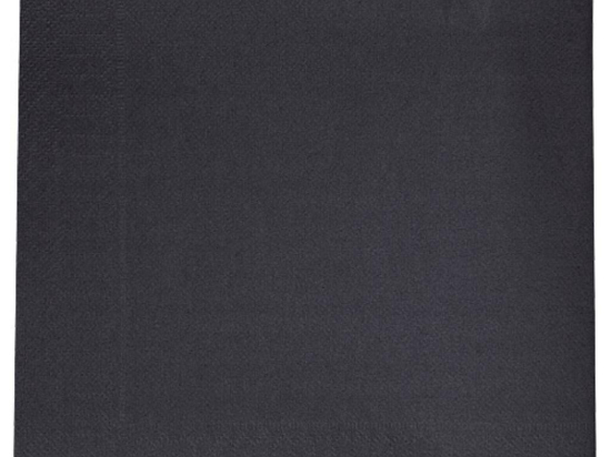 Serviette 2 plis ouate noire [380x380x380] [2400 (24x100)]