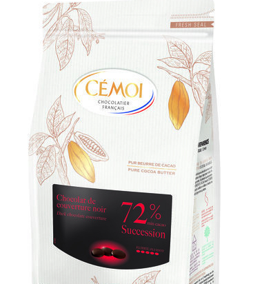 Chocolat noir 72% palet Success  5KG Cemoi