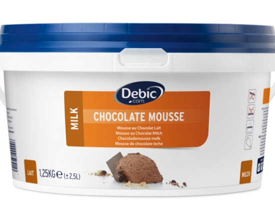 Mousse chocolat au lait 2,5L Debic