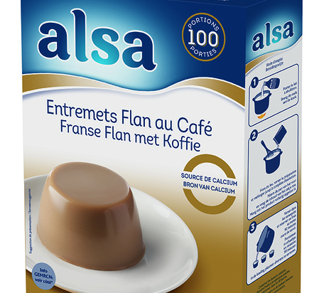 Preparation entremet flan cafe boite 1,1KG Alsa