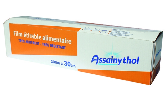 Film PVC boite distributrice 30 cm x 300 m ASSAINYTHOL