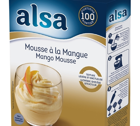 Preparation mousse mangue boite (380G/4Lx2)  Alsa