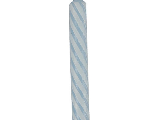 Bougie "1 an" bicolore bleu  [100]