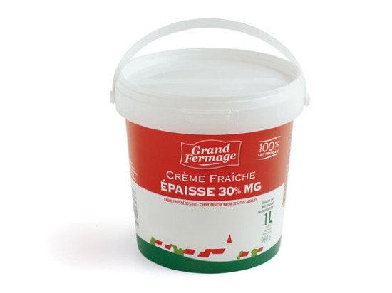 Creme fraiche epaisse 30% 1L Grand Fer