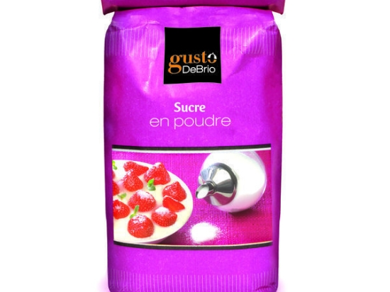 Sucre poudre paquet 1 kg GUSTO DEBRIO