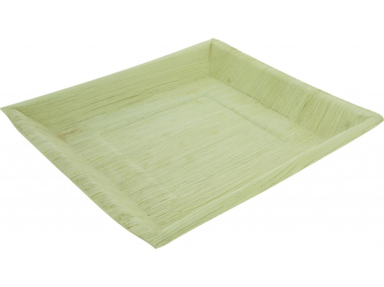 Assiette carree palmier 240 mm [240x240x25] [60 (10x6)]