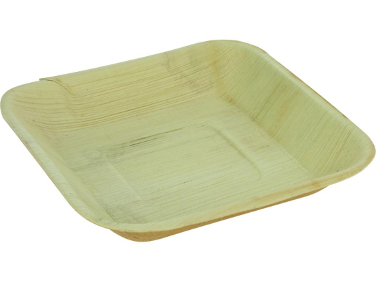 Assiette carree palmier 170 mm [170x170x25] [60 (10x6)]