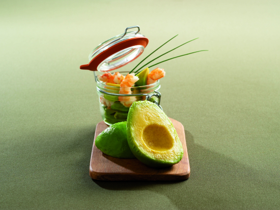 Demi Avocat  Env 13Pc 80G  Sachet 1Kg  - Surgele