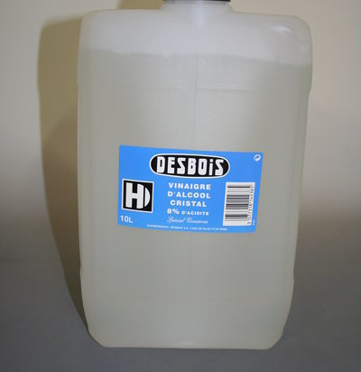 Vinaigre alcool blanc 8° bid 10L DESBOIS