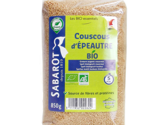 Couscous epeautre BIO sachet 850g SABAROT