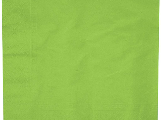 Serviette 2 plis ouate kiwi  [380x380x380] [2400 (24x100)]