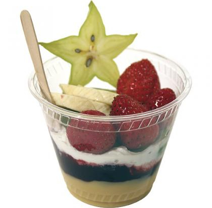 Coupe Dessert 9Oz Transparent Pet  *800 (16X50)