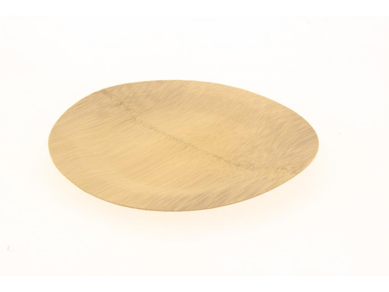 Assiette "Woody Moody" ronde Bambou 230 mm [230x230x230] [400 (16x25)]