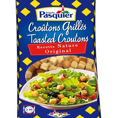 Croutons cubes natures sachet 500 g PASQUIER