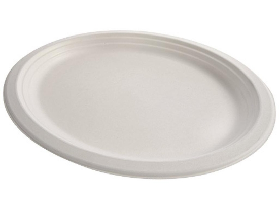 Assiette ovale pulpe blanche 230x170 mm [230x170x260] [600 (24x25)]