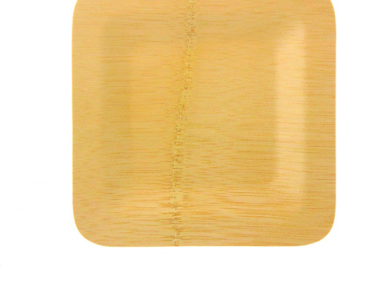 Assiette "Woody Moody" carree Bambou 180 mm [180x180x180] [400 (16x25)]