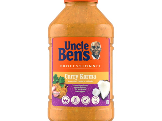 Sauce curry korma en bidon 2,23 kg UNCLE BEN'S