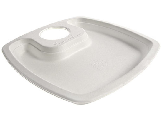 Assiette "Pulpy Squary" cocktail carree 250 mm [250x250x250] [300 (12x25)]