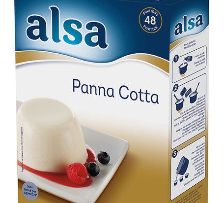 Preparation panna cotta boite (260G/24Px2) Alsa
