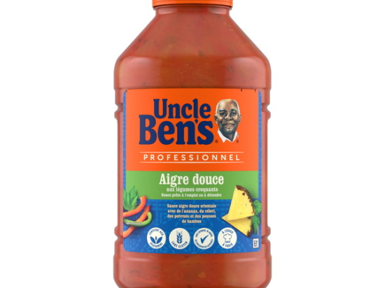 Sauce aigre douce aux legumes croquants en bidon 2,3 kg UNCLE BEN'S