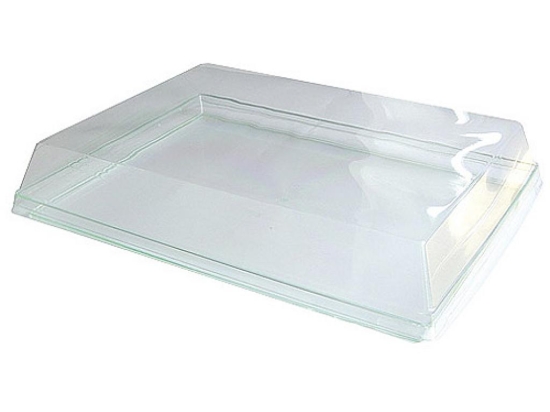 Couvercle rectangulaire PET transparent pour plateau 0915029 [330x255x50] [100]