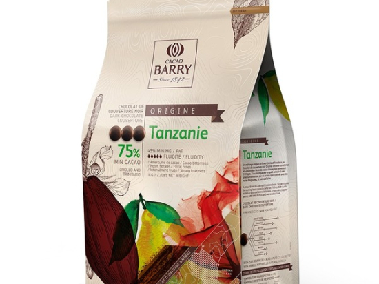 Chocolat noir 75% Tanzani pistole EDC sac 1KG Barry