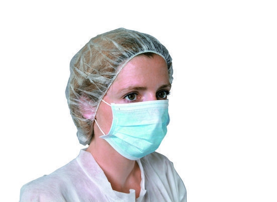 Masque Hygiene papier  3 plis bleu (boite de 50) 