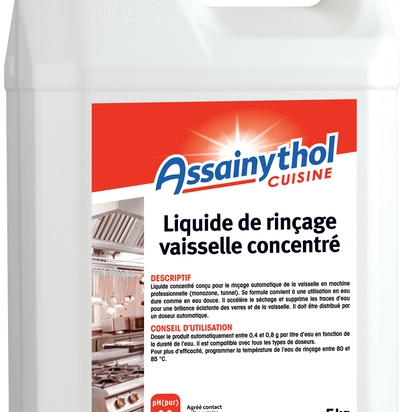 Liquide lave-vaiselle rincage sechage bid 5KG Ass