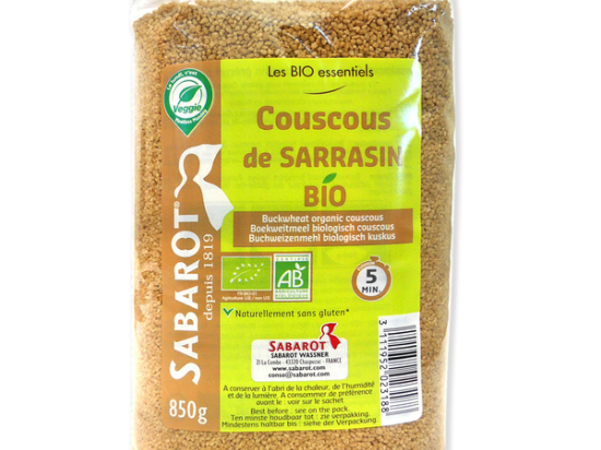 Couscous sarrasin BIO sachet 850 g SABAROT
