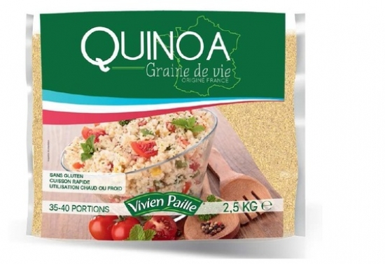 Quinoa blond de France sac 2,5 kg Vivien Paille