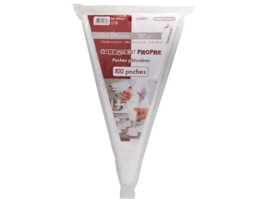 Poche patissiere 82 microns (Sachet de 100 poches) Publi Embal