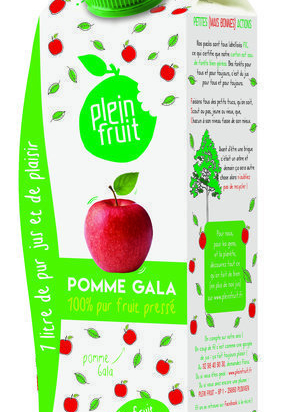 Pur jus pomme (1Lx6) Plein Fruit