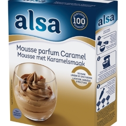 Mousse caramel  boite 1 kg ALSA