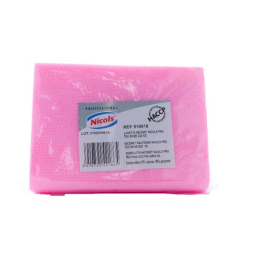 Lavette ajouree 51x36CM rose sac(25U) Nic
