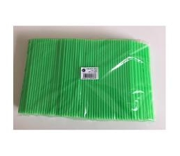 Paille Droite Biodegradable Verte 230Mm D.6Mm  *10000 (40X250)