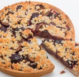 Tarte prune streusel 1,250KG - Surgele