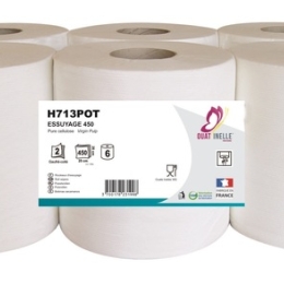 Essuie-mains en rouleau 450 (* 6pces)