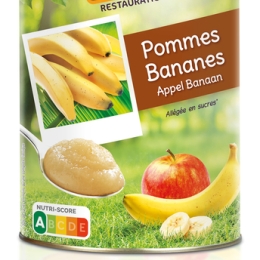 Compote pomme-banane allegee boite 5/1 CHARLES ET ALICE