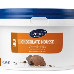 Mousse chocolat au lait 2,5L Debic