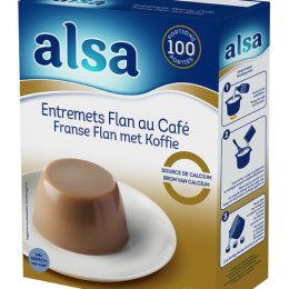 Preparation entremet flan cafe boite 1,1KG Alsa