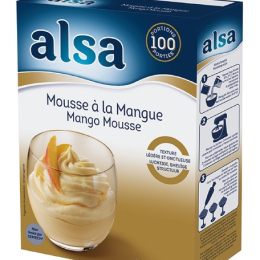 Preparation mousse mangue boite (380G/4Lx2)  Alsa