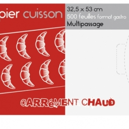 Papier cuisson 32,5 x 53 cm PUBLI EMBAL *500