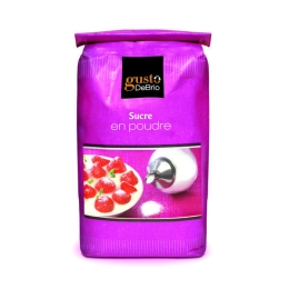 Sucre poudre paquet 1 kg GUSTO DEBRIO