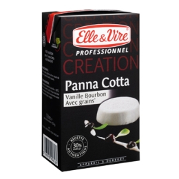 Preparation panna cotta vanille bourbon (1Lx6)