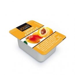 Confiture abricot plastique (30Gx120) Gusto DeBrio