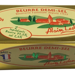 Beurre 1/2 sel 250G plaque