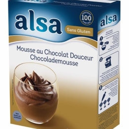 Mousse chocolat douceur boite 960 g ALSA